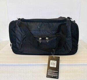 Nike Golf Departure Duffle II TG0214 Black Travel Gym Bag NWT Rare